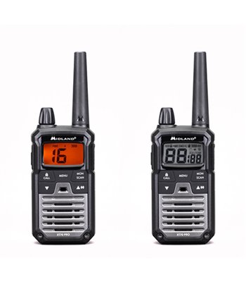 MIDLAND XT70 Pro Duo walkie talkie black/dark grey