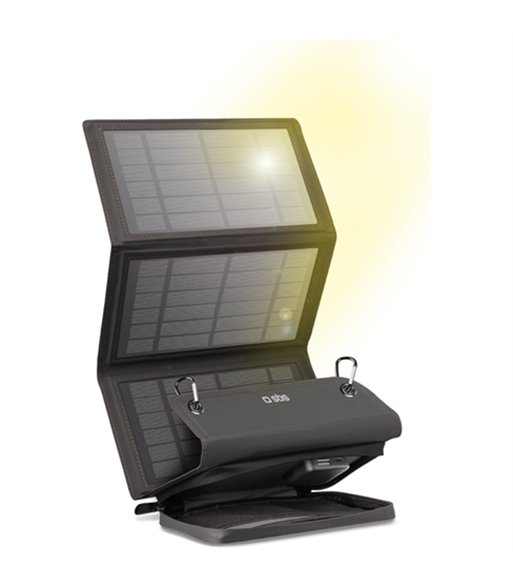SBS TESOLARCHG10W Transportabel oplader med solceller 10W