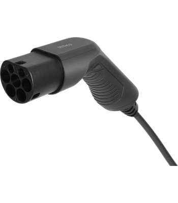 Deltaco EV-1205 type 2, 1 fase, 16A, 5M ladekabel