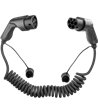 Deltaco EV-3215-S spiral type 2, 3 fase, 16A, 3M/5M ladekabe