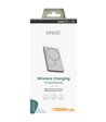 Sinox SXP9050 powerbank trådløs opladning