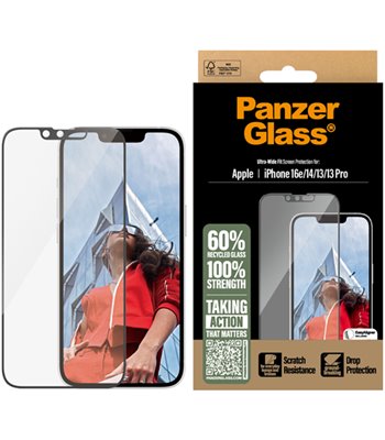 PanzerGlass iPhone 17e, 16e, 14, 13, 13 Pro Ultra-wide
