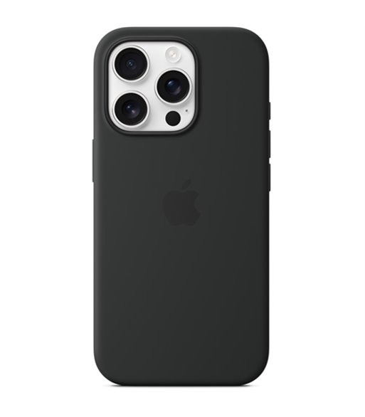 Apple iPhone 16 Pro Max Silicone Case with MagSafe black MYY