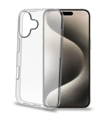 Celly Gelskin iPhone 16 Plus cover transperant