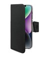 Celly Wally case iPhone 16e flipcover black