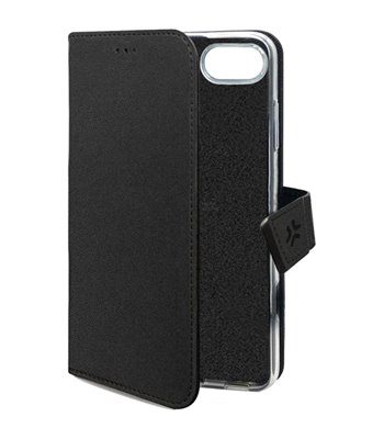 Celly Wally case iPhone 16e flipcover black