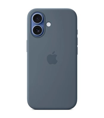 Apple iPhone 17 Silicone Case with MagSafe anchor blue MGEW4