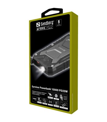 Sandberg Survivor Powerbank 10000 PD20W