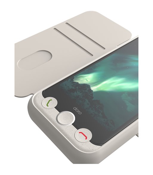 Doro 8935 Aurora A11 Wallet Case beige
