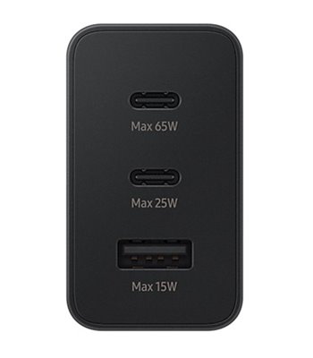 Samsung Trio 65W Power Adapter USB-C / USB-A adapter