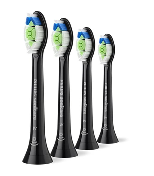 Philips Refill HX6064/88 4-pak børstehoved sort