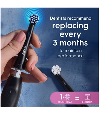 Oral-B Refill iO Gentle Care 6-pak børstehoved sort