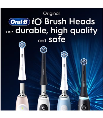 Oral-B Refill iO Gentle Care 6-pak børstehoved sort