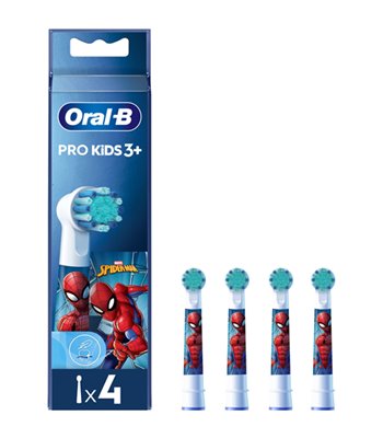 Oral-B Refill Spiderman 4-pak børstehoved