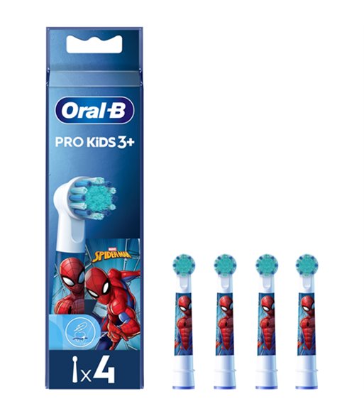Oral-B Refill Spiderman 4-pak børstehoved