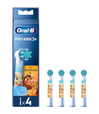 Oral-B Refill 4-pak børstehoved Lion King
