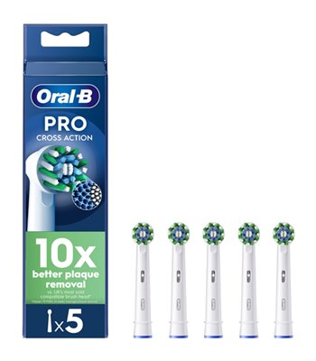 Oral-B Refill Refill CrossAction 5-pak børstehoved hvid