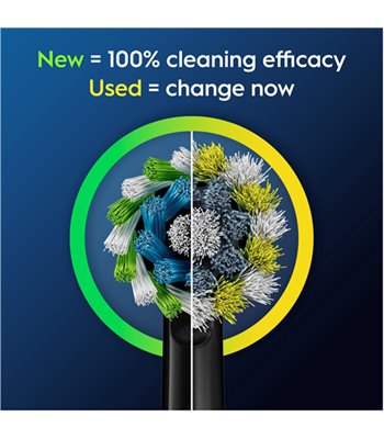 Oral-B Refill Refill CrossAction 5-pak børstehoved sort