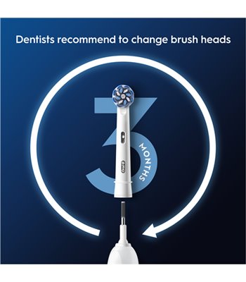 Oral-B Refill Sensitive Clean & Care 5-pak børstehoved hvid