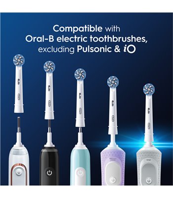 Oral-B Refill Sensitive Clean & Care 5-pak børstehoved hvid