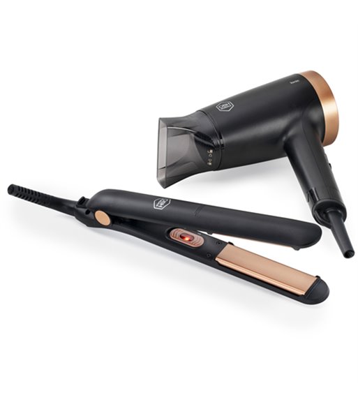 OBH Nordica Glam&Shine styling kit fønt./glattejern