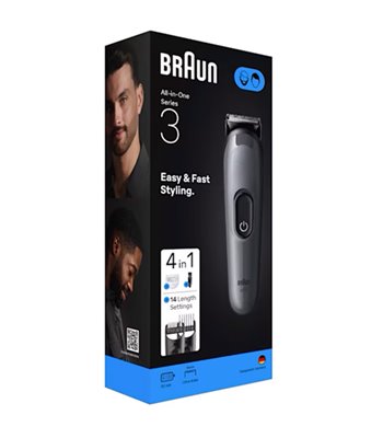 Braun AIO3500 all-in-one hårtrimmer