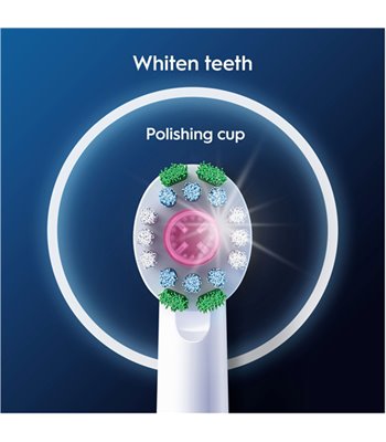 Oral-B Refill 3D 5-pak børstehoved hvid