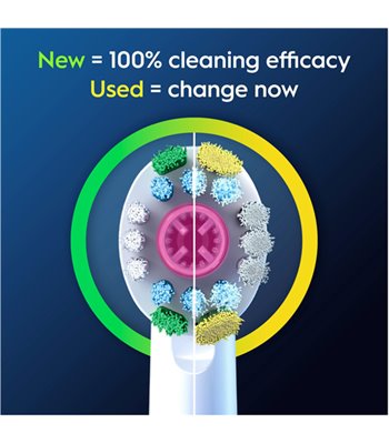 Oral-B Refill 3D 5-pak børstehoved hvid