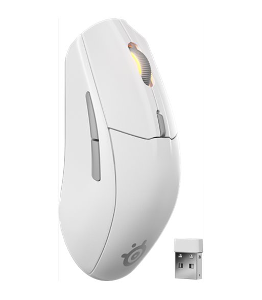 SteelSeries Rival 3 WL Gen 2 trådløs mus whites