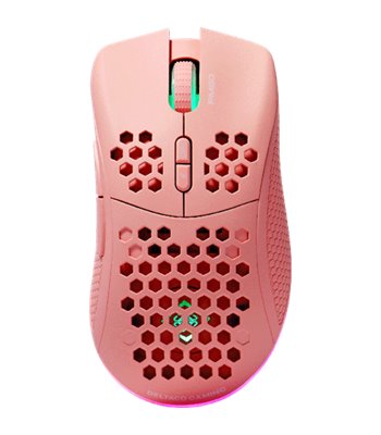 Deltaco Gaming PM80 wireless lightweight mouse, pink