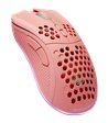 Deltaco Gaming PM80 wireless lightweight mouse, pink