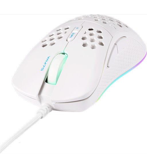 Deltaco Gaming WM75 lightweight mouse, white