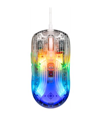 Deltaco Gaming DM330 mouse, transparent