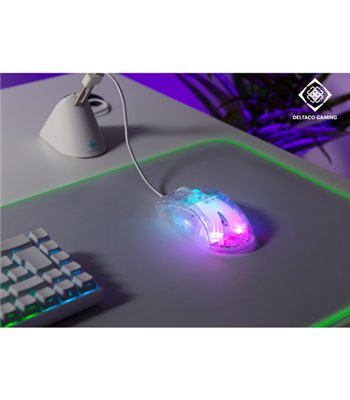 Deltaco Gaming DM330 mouse, transparent