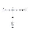 Deltaco Gaming WA86 dual-monitor desk mount, 13''-32'', whit
