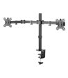 Deltaco Gaming Dual monitor desk mount, 13''-32'', black