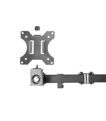 Deltaco Gaming Dual monitor desk mount, 13''-32'', black