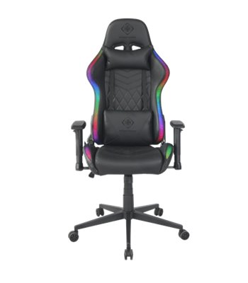 Deltaco Gaming DC410 RGB gaming chair LED, black