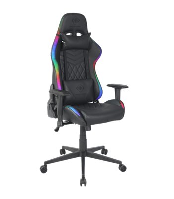 Deltaco Gaming DC410 RGB gaming chair LED, black