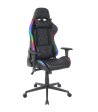 Deltaco Gaming DC410 RGB gaming chair LED, black
