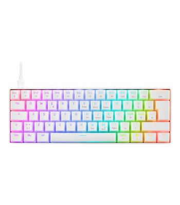 Deltaco Gaming WK90 60% mechanical keyboard, white