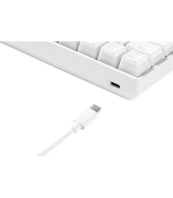 Deltaco Gaming WK90 60% mechanical keyboard, white