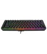 Deltaco Gaming DK240 60% keyboard, semi transparent case bla
