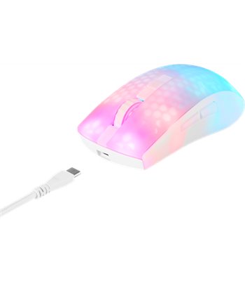 Deltaco Gaming WM89 wireless ultralight mouse, white