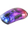 Deltaco Gaming DM320 wireless ultralight mouse, semi-transpa