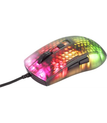 Deltaco Gaming DM310 ultralight mouse, semi-transparent blac