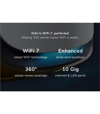 Netgear Orbi 970 Series WiFi7 Satellite 3-pack router hvid