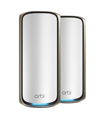 Netgear Orbi 970 Series WiFi 7 Satellite 2-pack router hvid