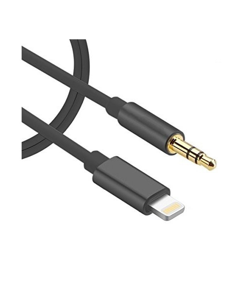 SiGN Lightning to 3.5mm Aux Cable 1m - Black
