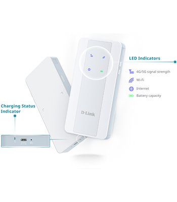 D-Link F518 5G NR AX1800 WiFi 6 mobile hotspot